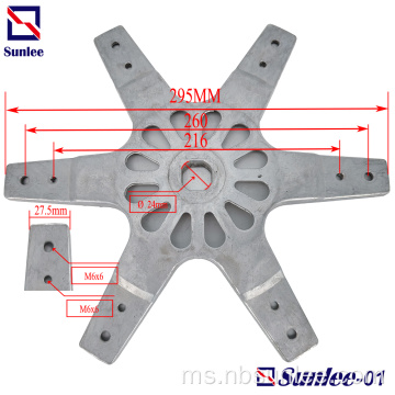 Hexagonal Flange Plat Plat bahagian atas mesin basuh